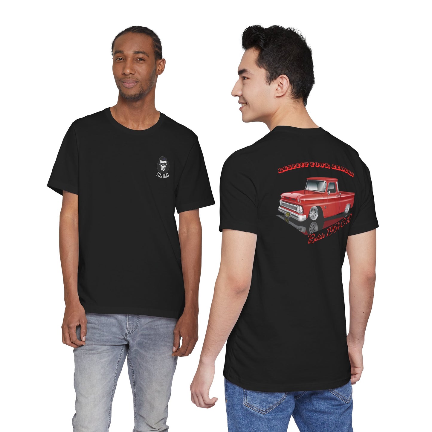 '64 Red Chevy C10 'Respect your elders' T-Shirt