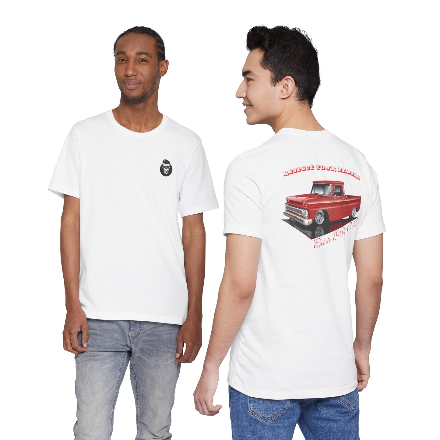 '64 Red Chevy C10 'Respect your elders' T-Shirt