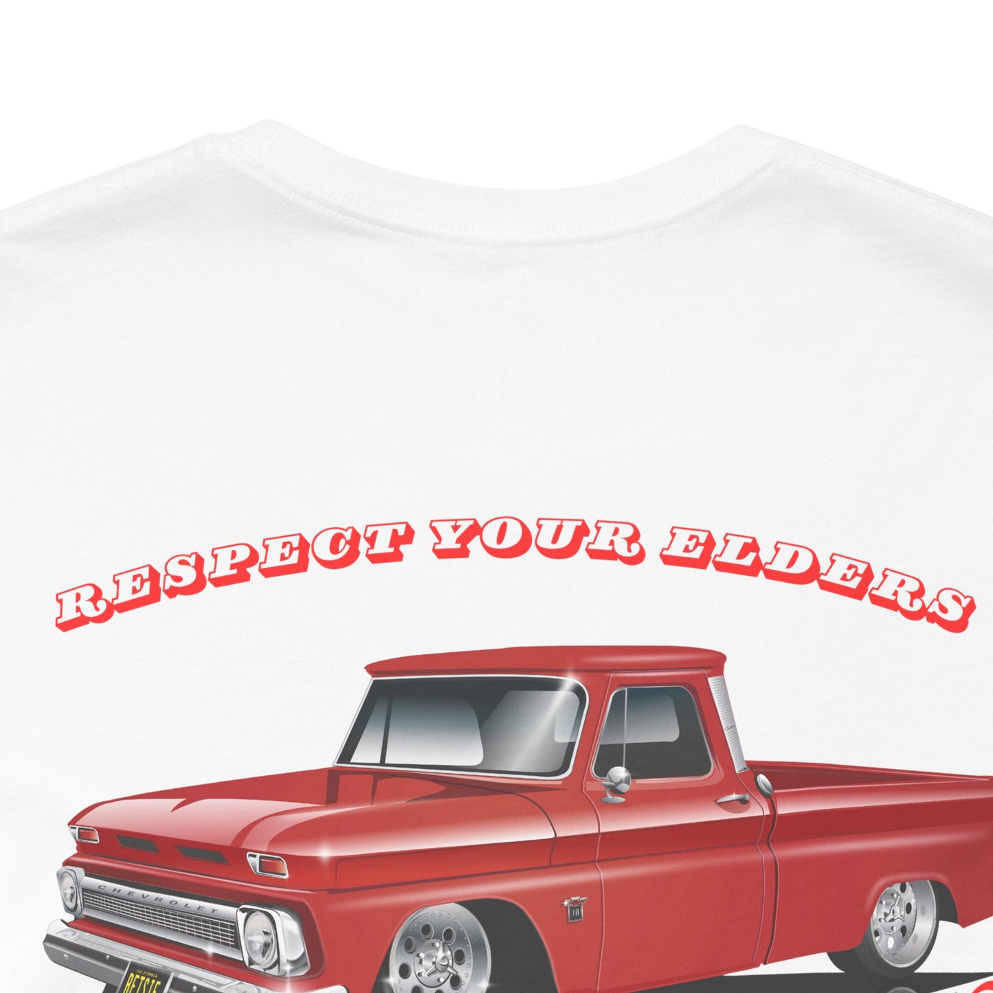 '64 Red Chevy C10 'Respect your elders' T-Shirt