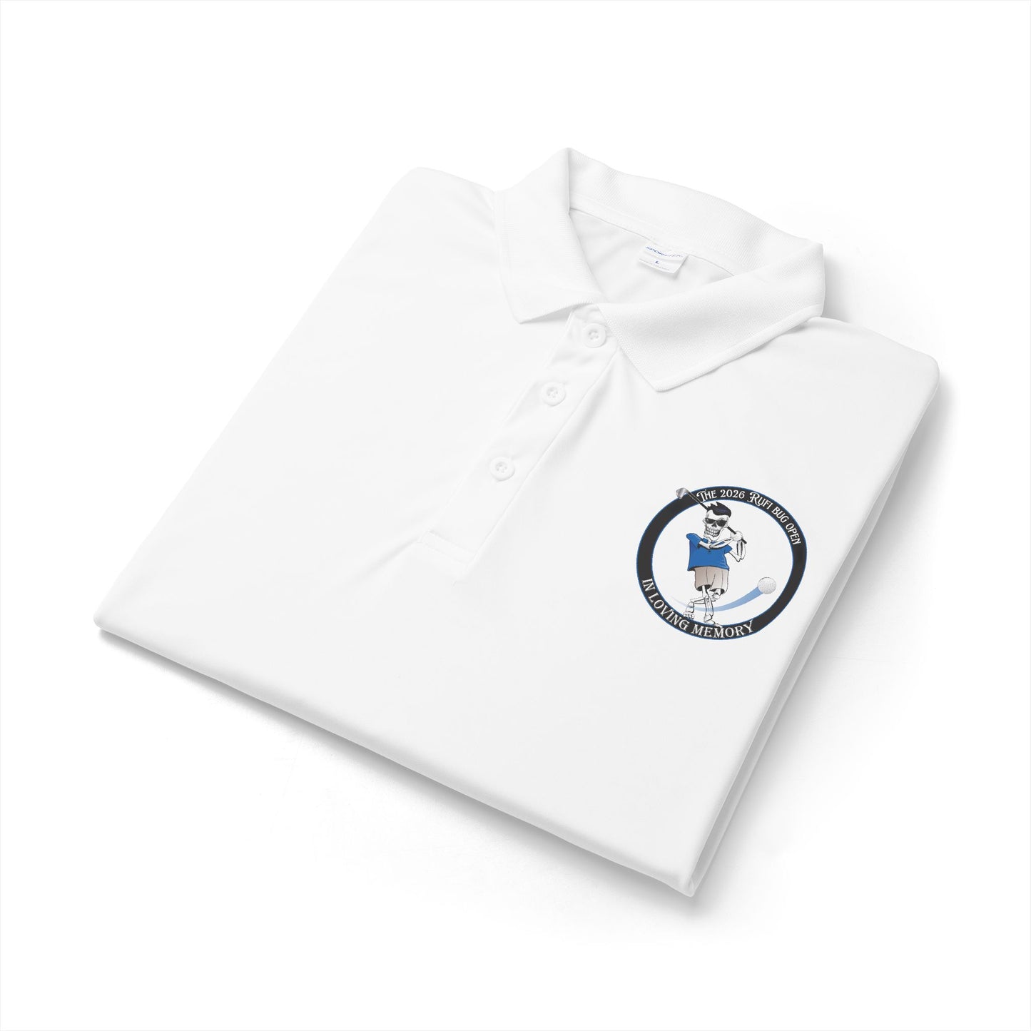 Rufi Bug Open 2026 Polo – Embroidered Golf Tournament Shirt