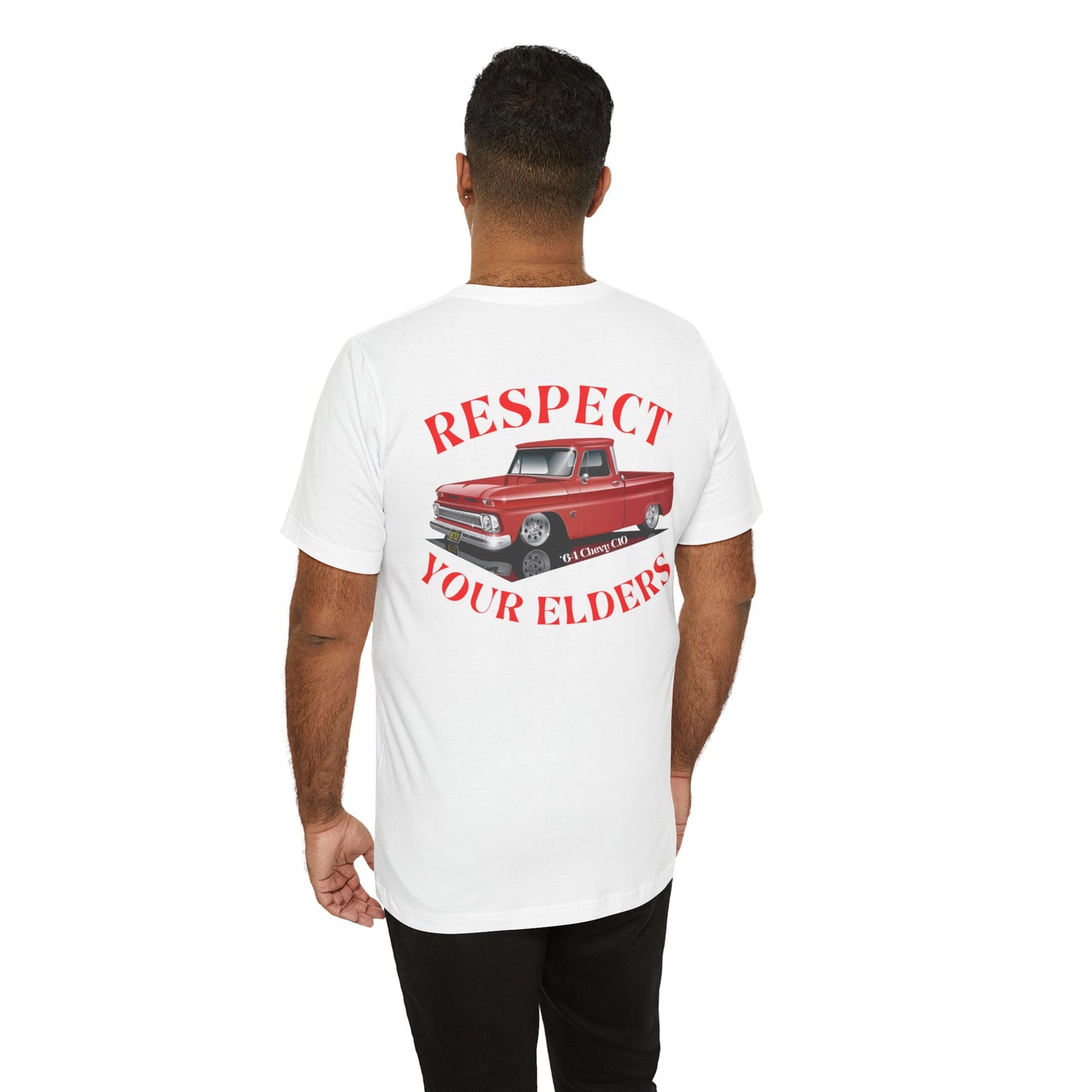 '64 Red Chevy C10 Truck 'Respect your elders' T-Shirt