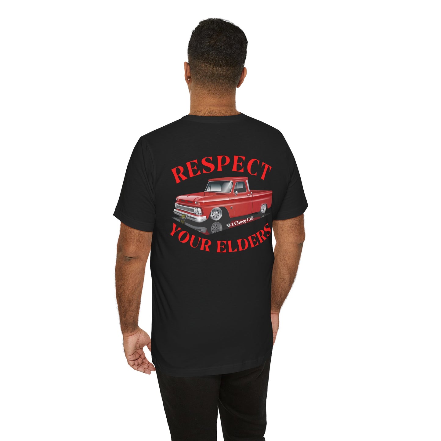 '64 Red Chevy C10 Truck 'Respect your elders' T-Shirt