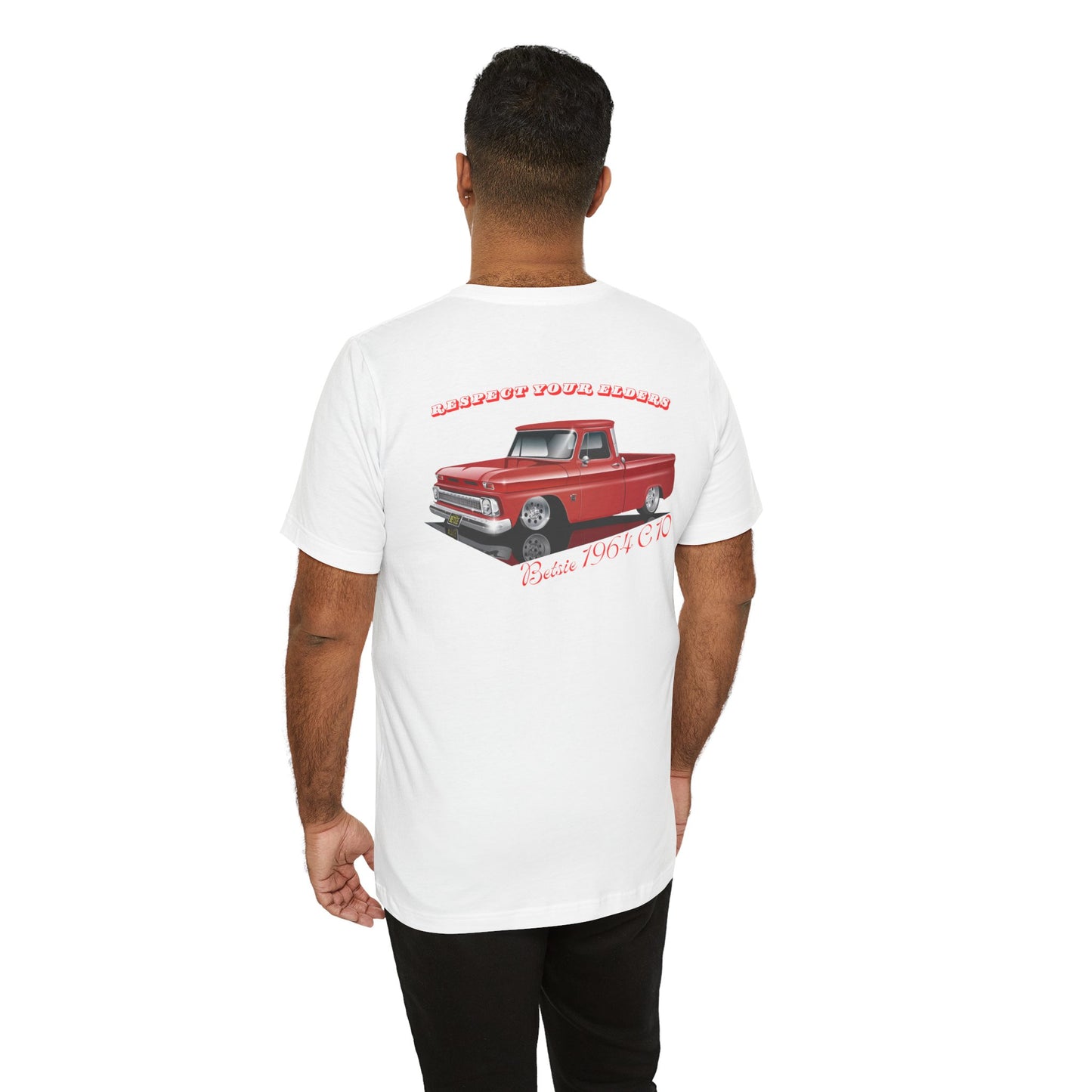 '64 Red Chevy C10 'Respect your elders' T-Shirt