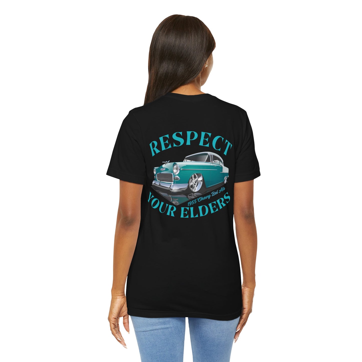'55 Chevy Bel Air 'Respect your elders' - T-Shirt