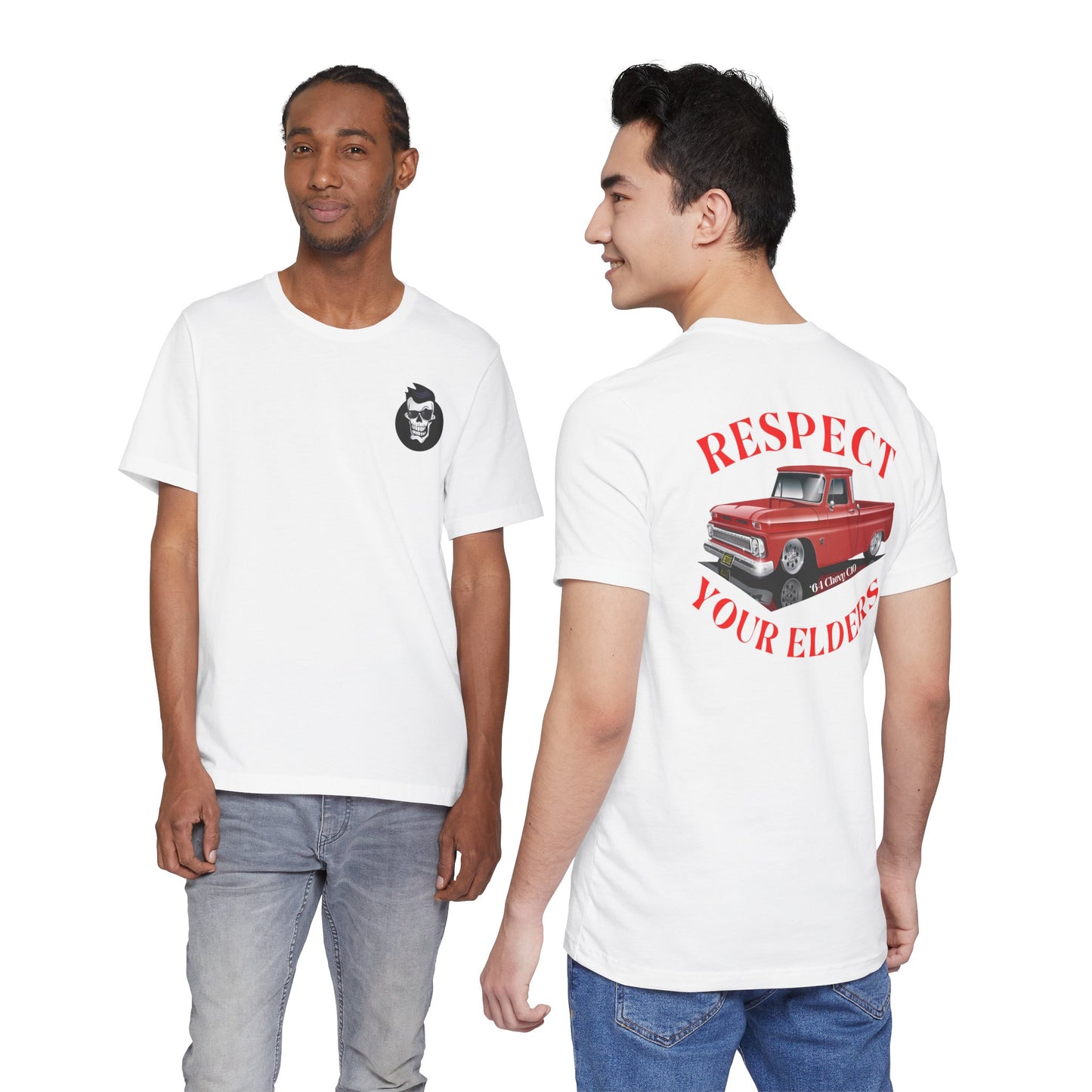 '64 Red Chevy C10 Truck 'Respect your elders' T-Shirt