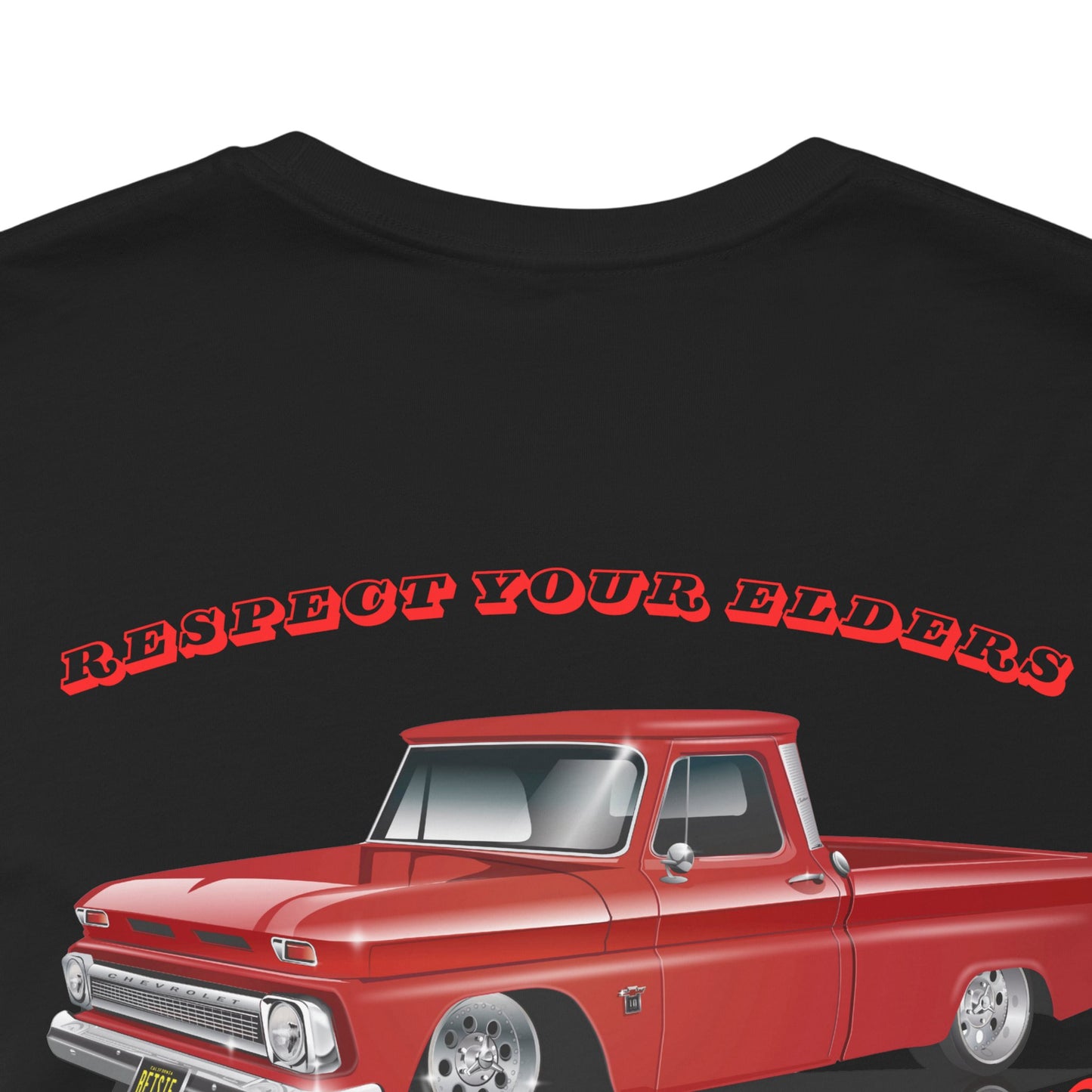'64 Red Chevy C10 'Respect your elders' T-Shirt