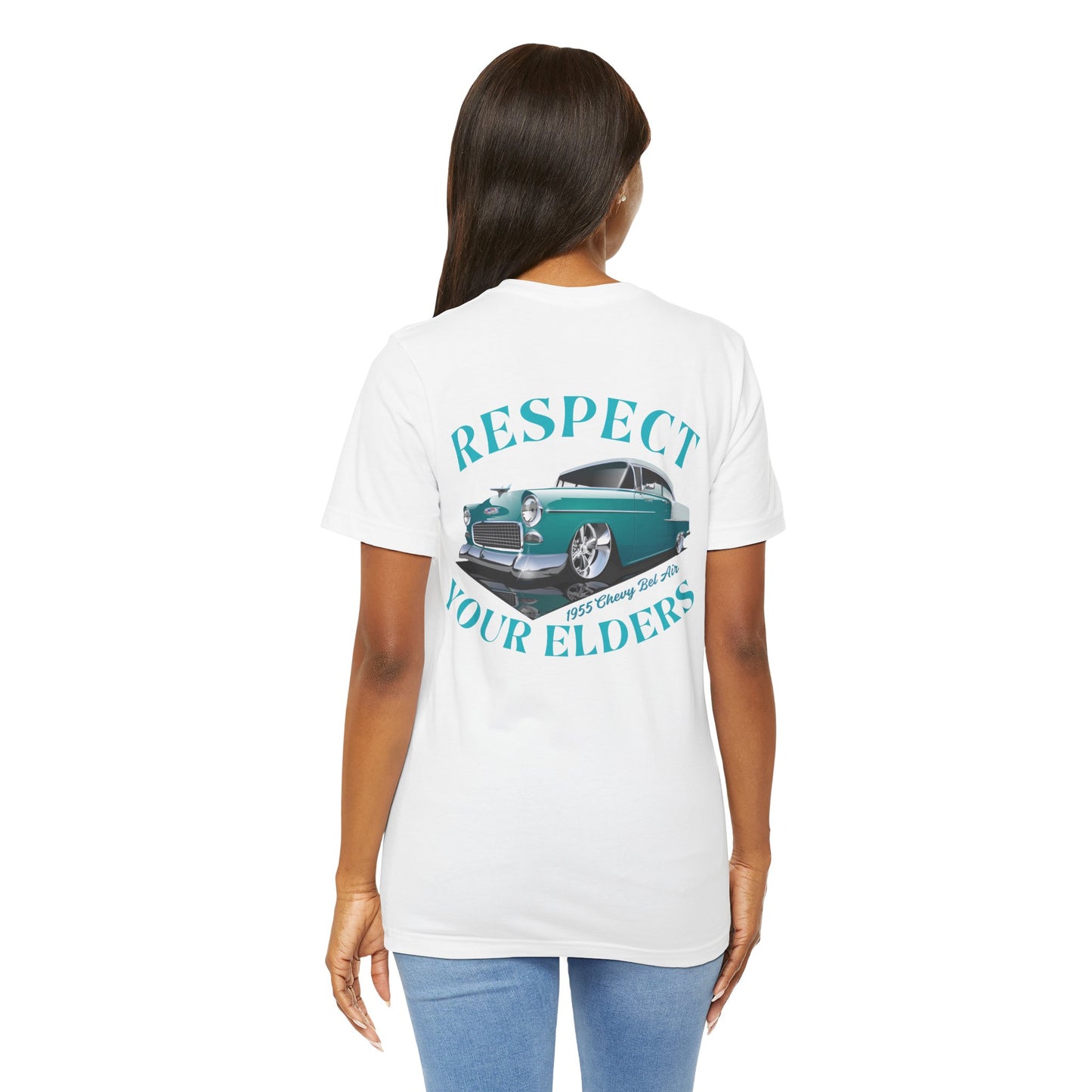 '55 Chevy Bel Air 'Respect your elders' - T-Shirt