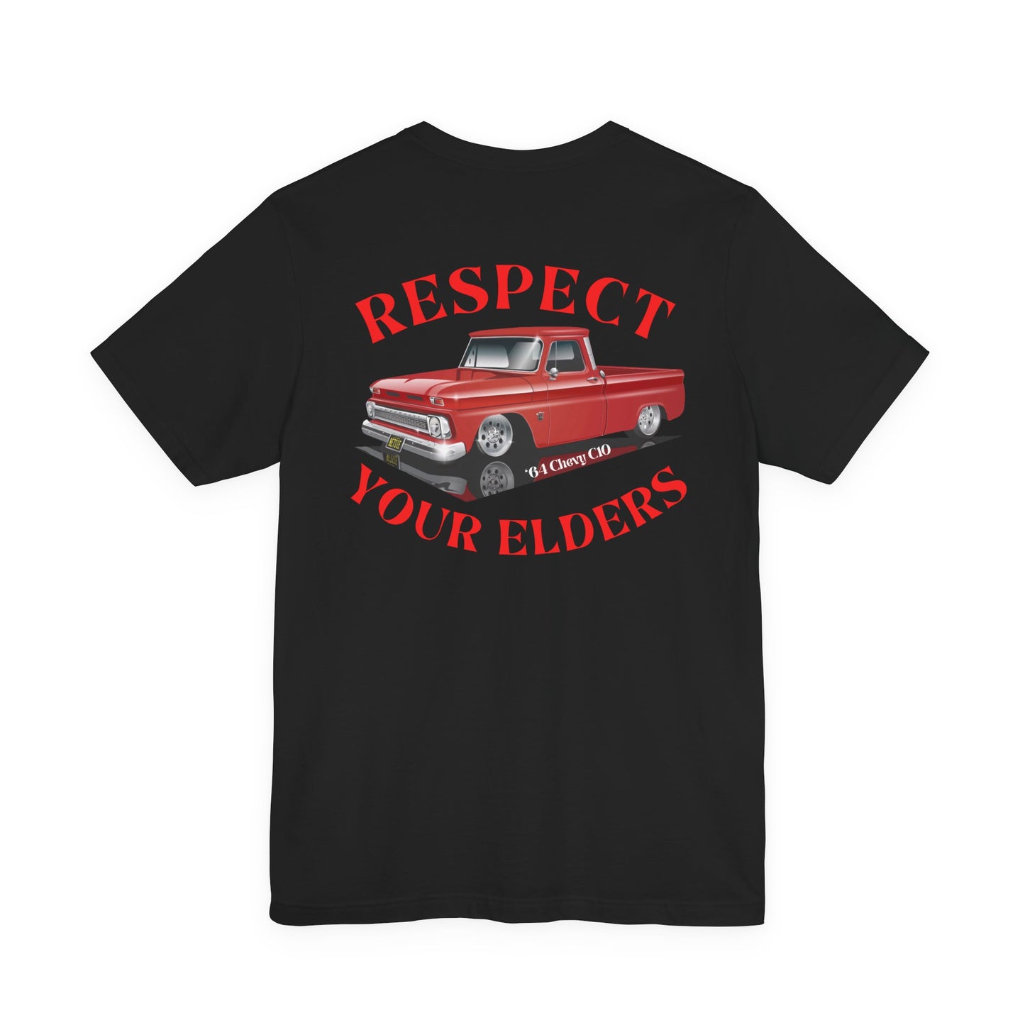 '64 Red Chevy C10 Truck 'Respect your elders' T-Shirt