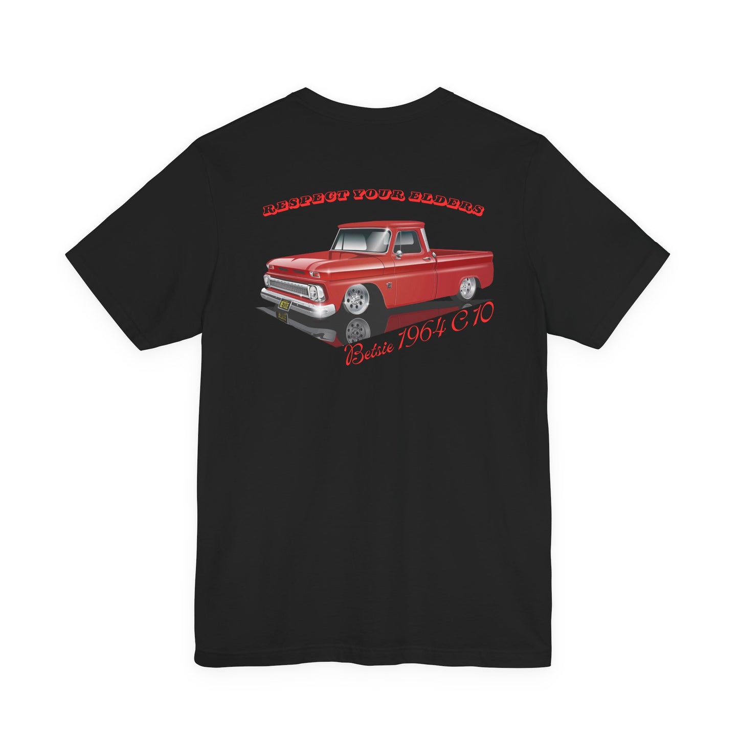 '64 Red Chevy C10 'Respect your elders' T-Shirt