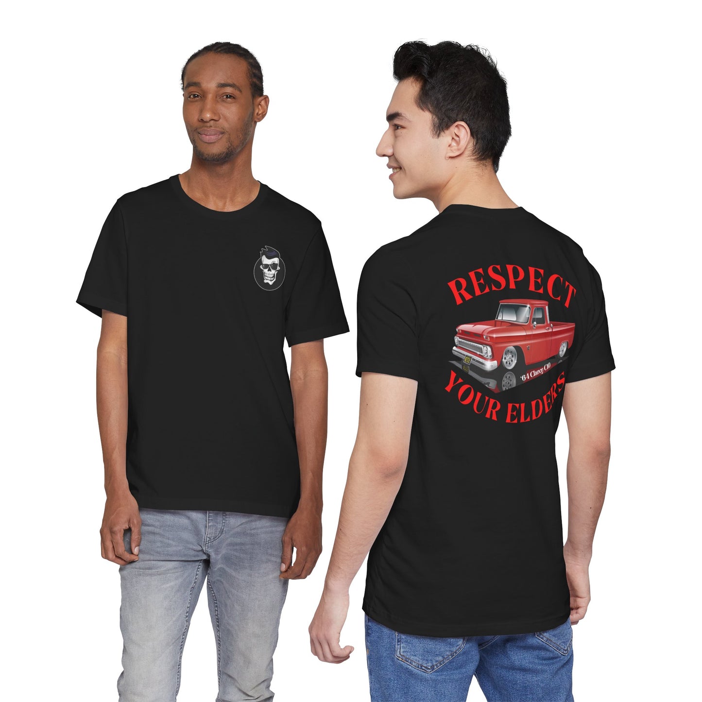 '64 Red Chevy C10 Truck 'Respect your elders' T-Shirt