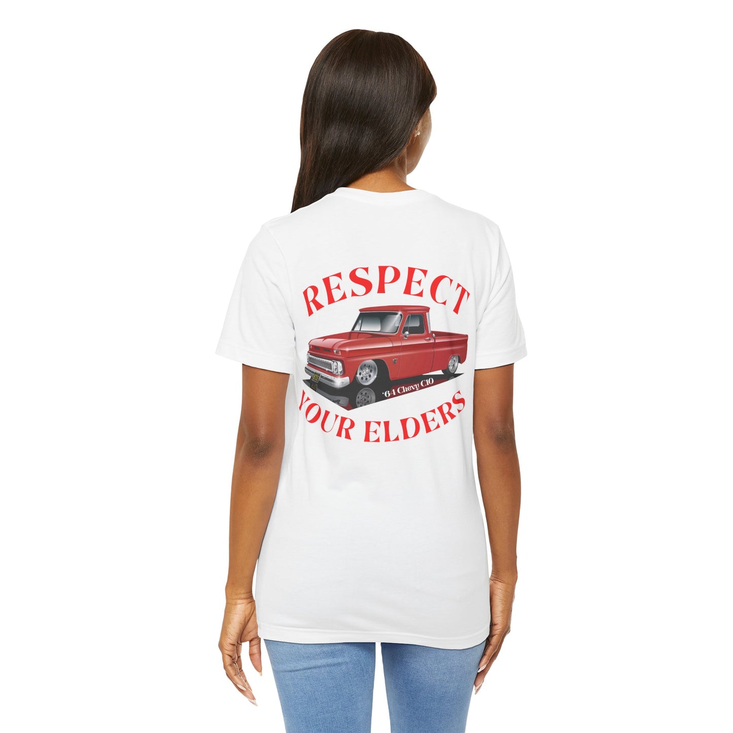 '64 Red Chevy C10 Truck 'Respect your elders' T-Shirt