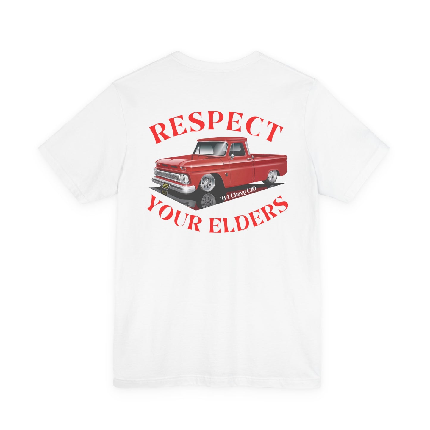 '64 Red Chevy C10 Truck 'Respect your elders' T-Shirt